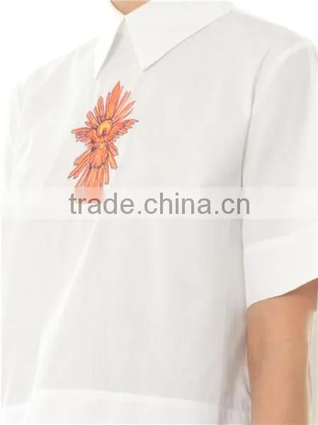 Mini Style Polo Design New Model Shirts Ladies Office Wear