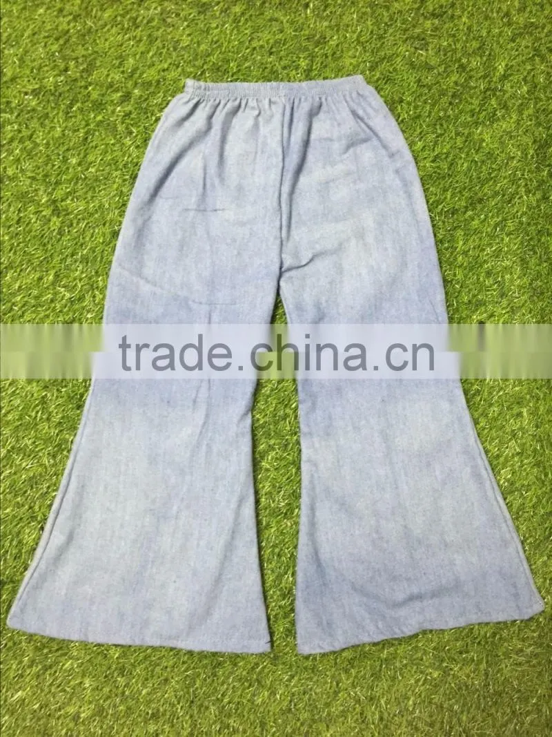wholesale baby pants cotton gray Solid color pants children clothes