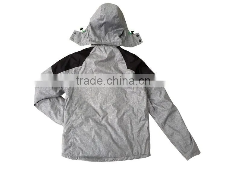OEM stitching mens padded wear waterproof coachs jacket