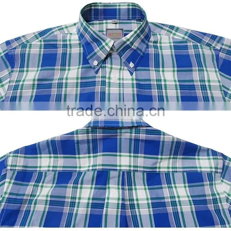 Designer plaid shirts for men stock apparel