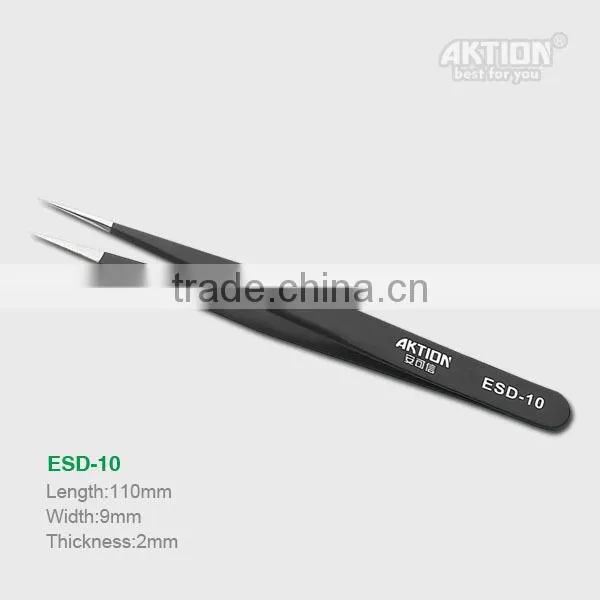Non-magnetic Tip Tweezer Anti-static ESD 10 11 12 13 14 15 repair-tools