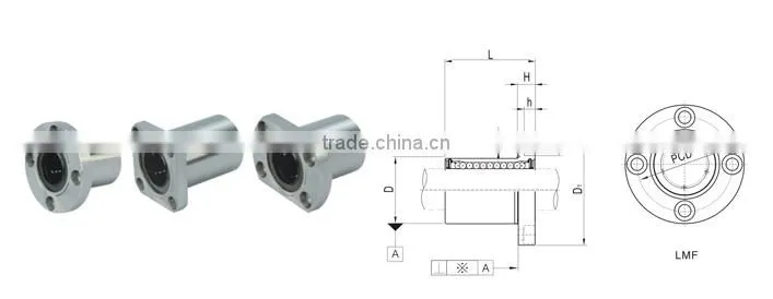 high precision flange linear bearing LMK30UU