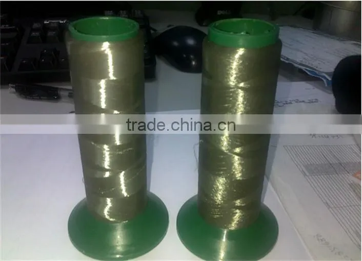 Copper fiber yarn