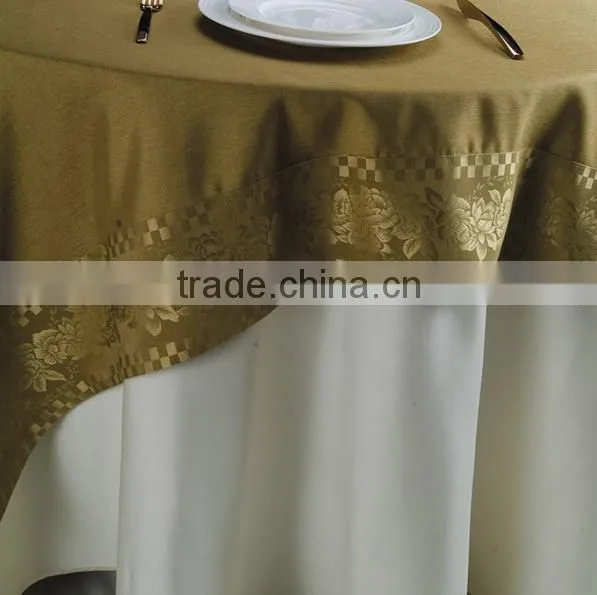 jacquard hotel table cloth,luxury restaurant table cloth,wedding table cloth