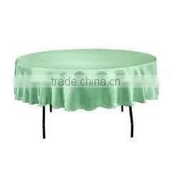 satin tablecloth for round table