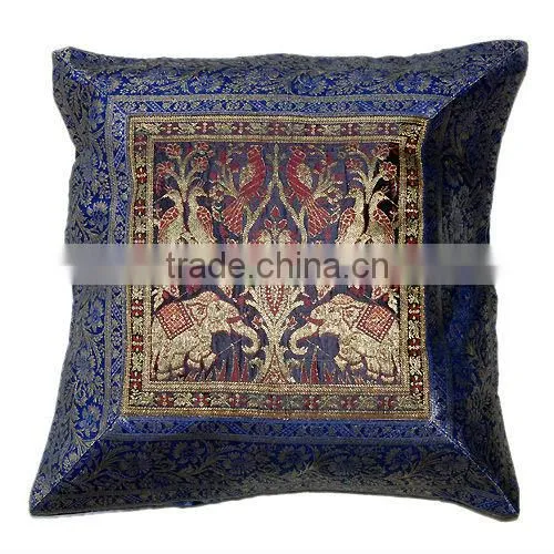 Elephant Design Jacquard Cushion Covers