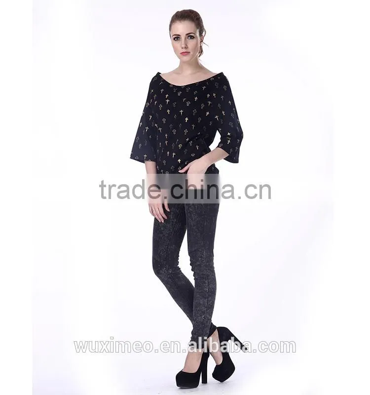 Brand design superior ladies french terry t-shirt