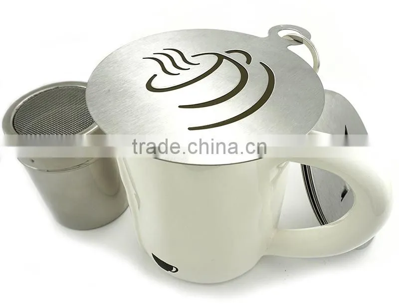Hot selling 6 different model coffee stencil template for decoration