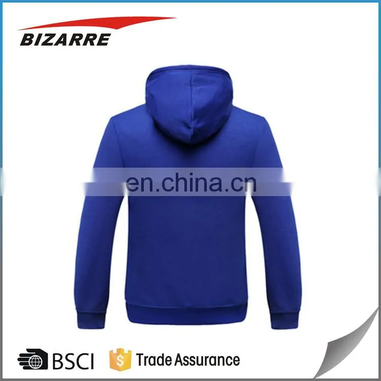 Trendy warm men winter hoodies blank
