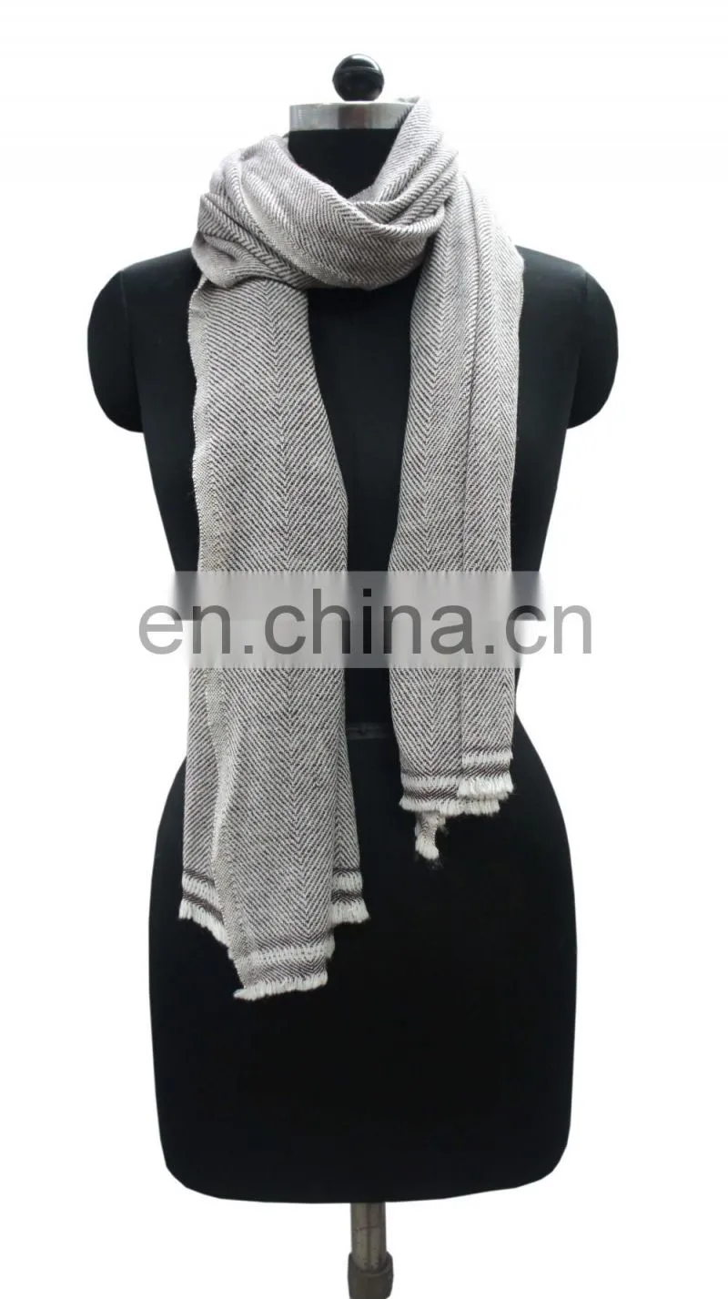 Herringbone Pashmina wool shawls,Stoles 2017