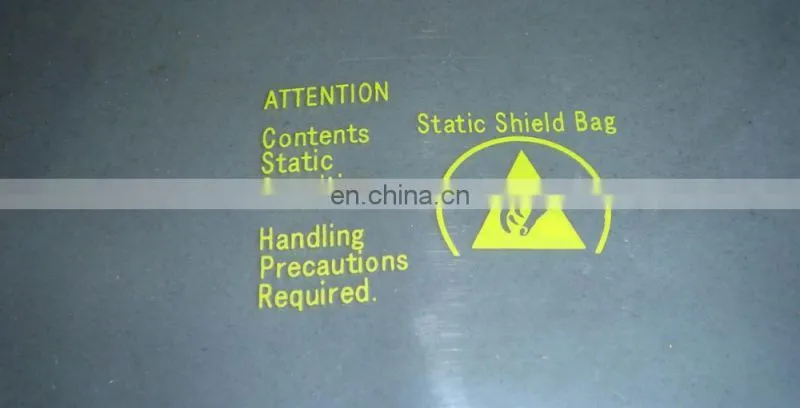 Electronic cleanroom use esd shielding bag PE Bag