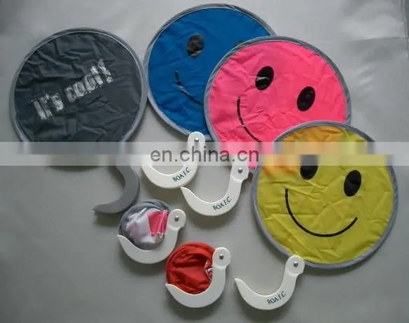 2017 cheap newest style round-shape promotional foldable fan