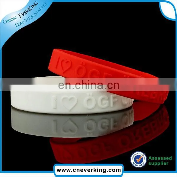 no minimum free shipping custom silicone wristband