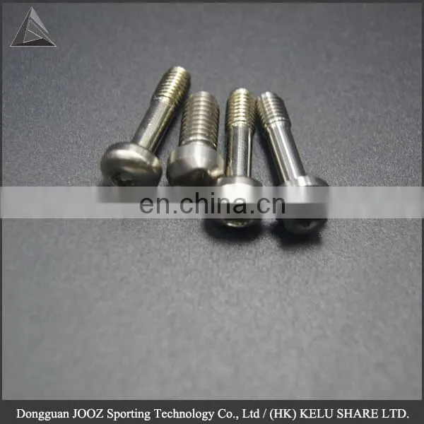 Cross point irregular big round flat head screw