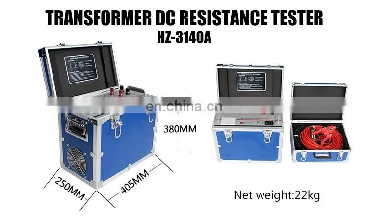 Transformer DC resistance tester 3 phase transformer winding resistance meter