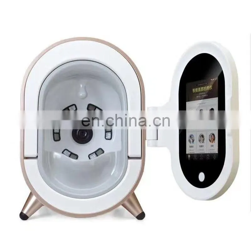 Newest multi-language support skin analyzer scan facial skin analysis 3D digital analyzer for salon