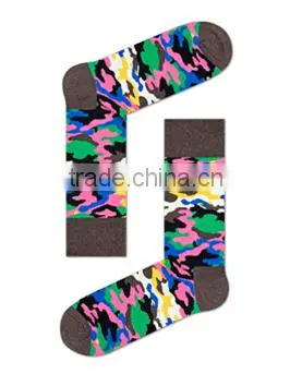 Custom Made Cotton Mens Socks Colorful