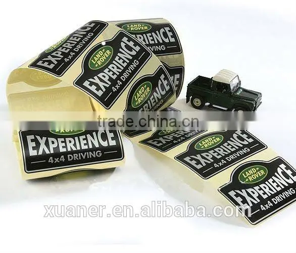 eco friendly custom high quality adhesive kraft paper label sticker supplier