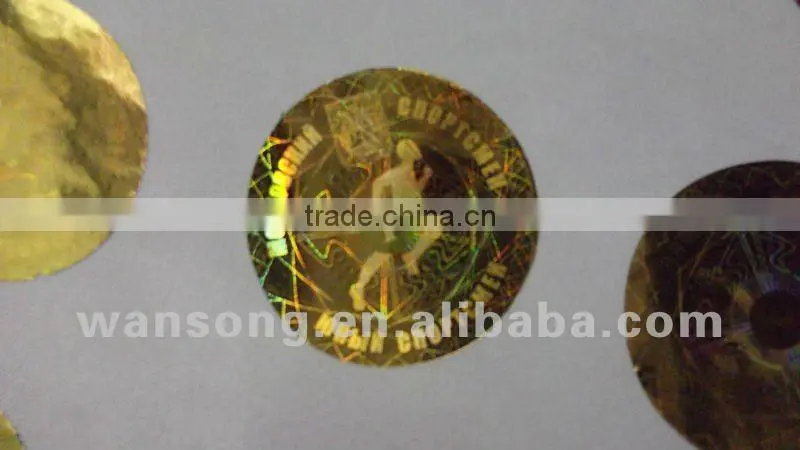 2d 3d hologram label sticker OEM logo hologram sticker