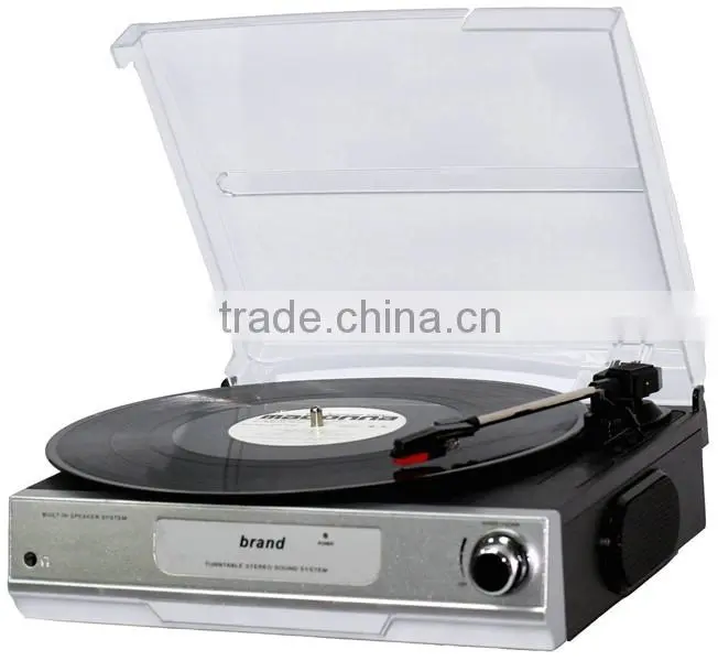 3 Speed Stereo Cruiser Turntable with Built in Speakers and recording