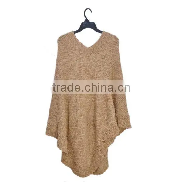 wholesale women crochet kint poncho pattern