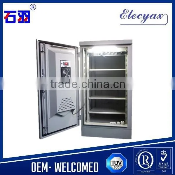 SK-216 Air conditioner outdoor cabinet/equipment metal enclosure with lock and pdu outlet/15U electronic instrument enclosure