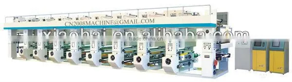 pvc shrink film label printing machine