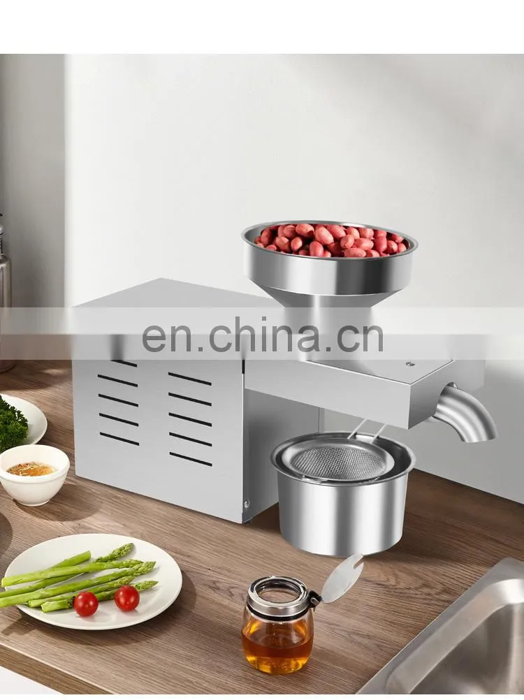 New Design Low Price Peanut Oil Press Machine Kitchen Nut Seeds Oil Expeller Oil Press Extractor