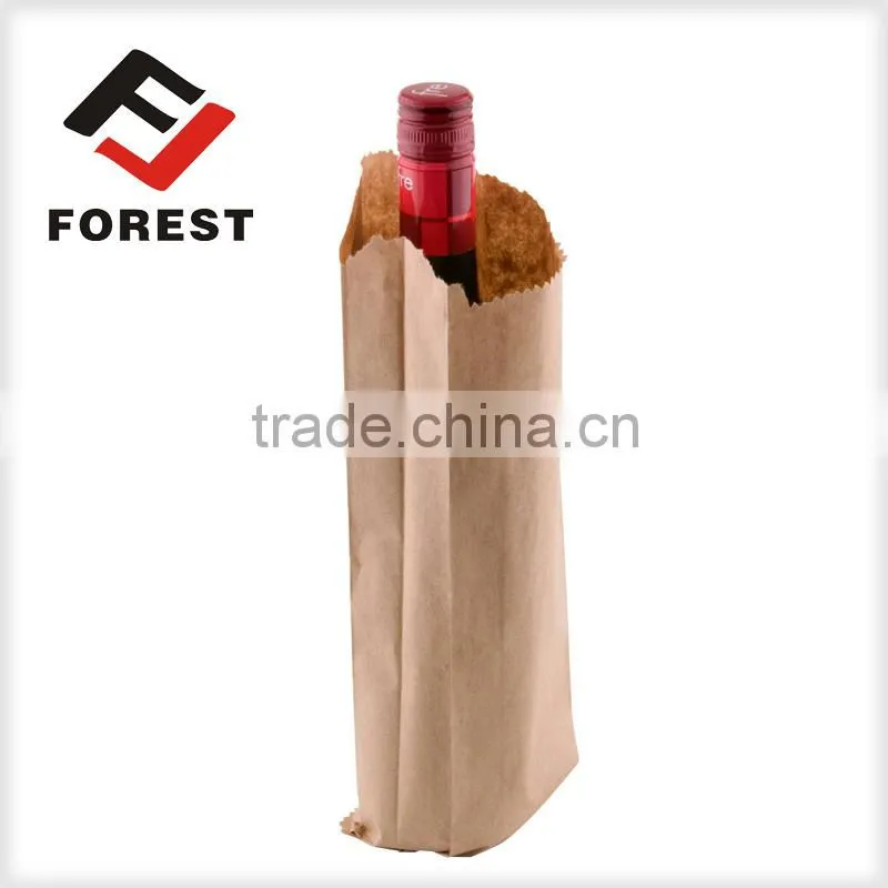 Wine paper bag for packaging paper kraft bag