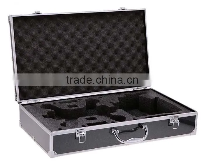 professional Aluminum Racing Quadcopter Carrying Case Box with Customized Foam, Aluminum DJI Phantom carrying case
