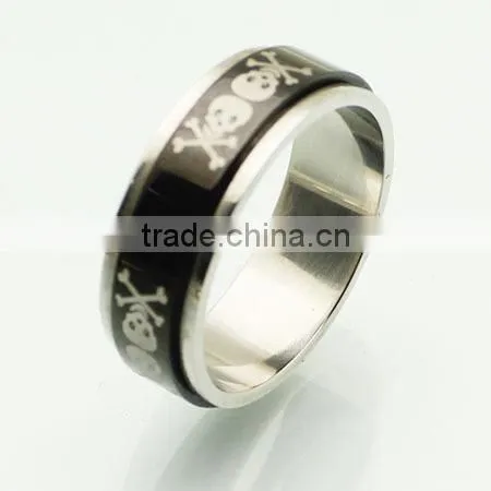 wholesale cheep stainless steel class ring stainless steel biker ring