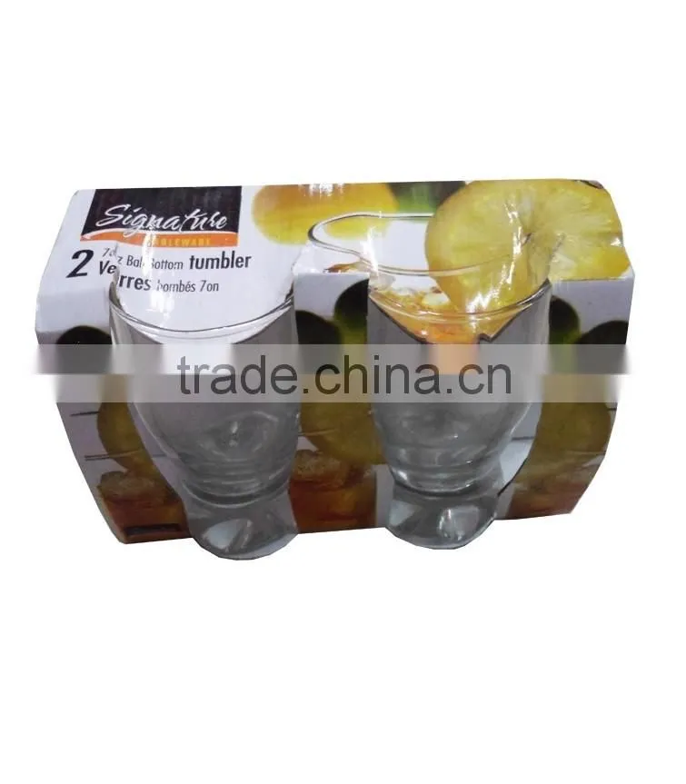 New Product Wholesale Drinkware Clear Glass Cup