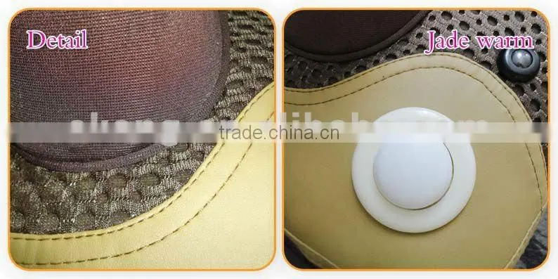 Kneading warm jade cushion for shiatsu massage