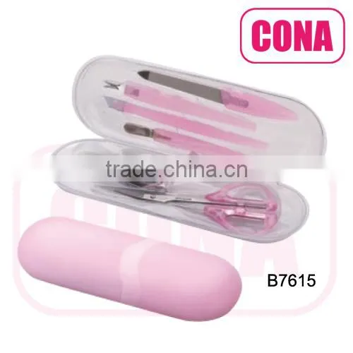 professional plastic case manicure set