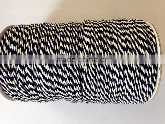 Colorful christmas twisted cord paper rope wholesale