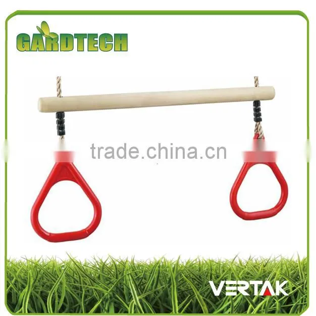 Ningbo No.1 garden supplier garden outdoor Wooden ring trapeze