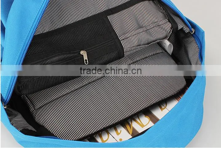 canvas sport backpack 2016 spring fashion school backpack