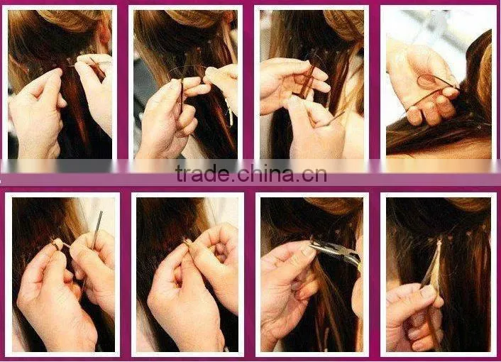 Micro ring Hair Extensions loop hair extension