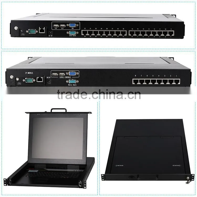 Good quality factory price Cate5 LED KVM Switch