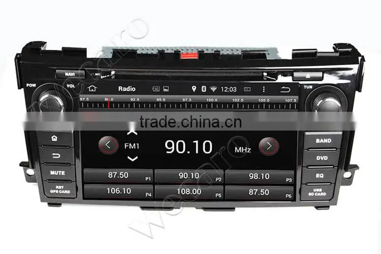 Wecaro WC-NT8061 Android 4.4.4 car stereo 2 din for nissan teana car audio radio gps 1080p