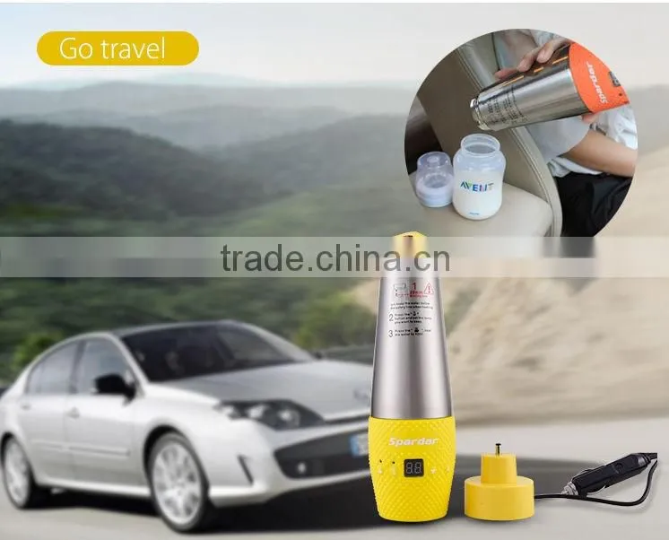 12V Blue Car Electric Kettle for Travel Water Rapid Boiling
