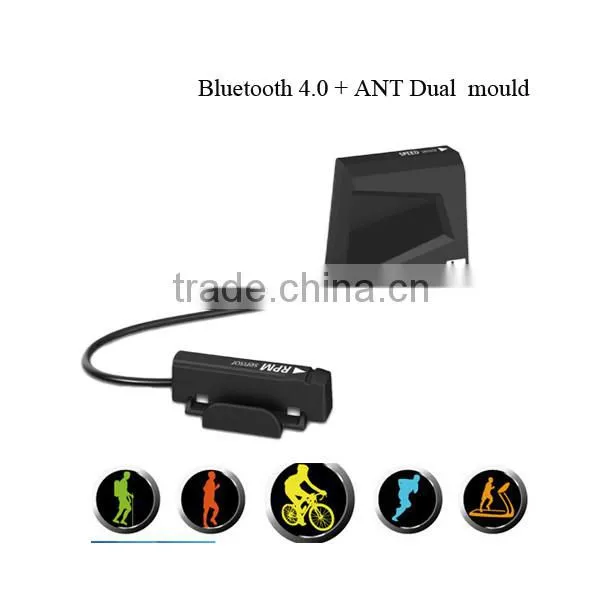 Bluetooth 4.0 + ANT speed and cadence sensor compatible with Garmin