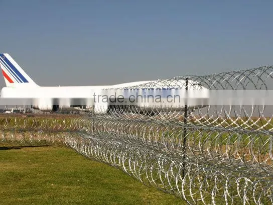 Hot dipped flat concertina razor wire barbed tape