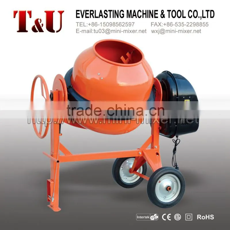Gasoline/Electric Motor/Diesel light cement Mixer with280L,300L,320L,350L Charging Capacity