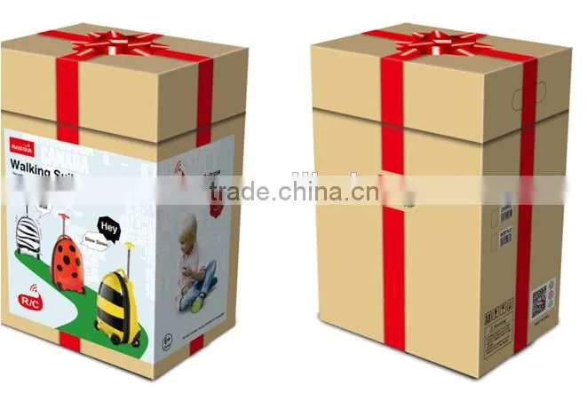 Rastar 2015 newest ABS kids rc remote control suitcase luggage