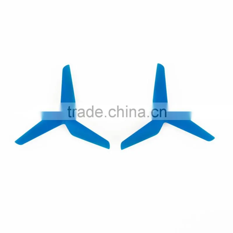 Blue Plastic 2 Pcs Durable 3-Blade Propellers Props CCW CW for Syma X5C