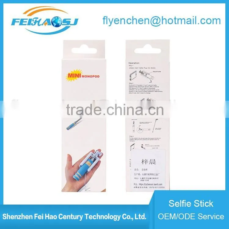 2015 zoom fashion selfie stick wholesale selfie stick mini colorful monopod for smartphone