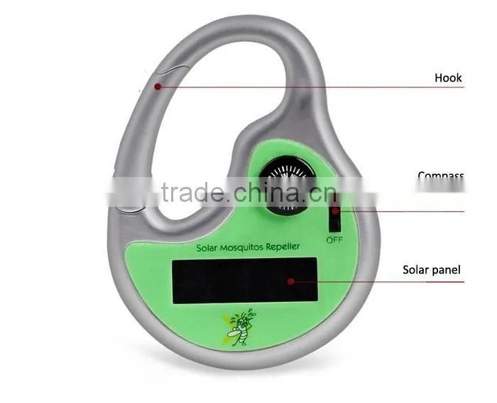 DIGISONIC 12D8 Solar Powerd Ultra Sonic Mosquito Insect Repeller Hook Type Digisonic Eco-Friendly, Non-Toxic Killer Pest Compass