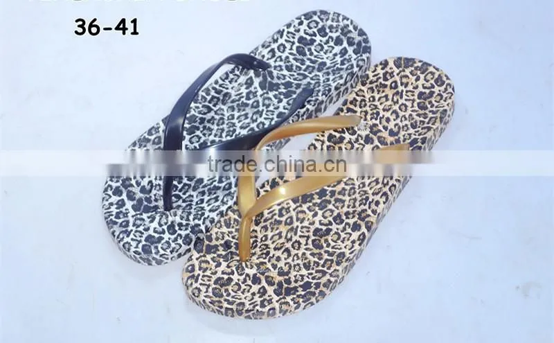 2015 PCU WOMEN Printing New design Flip Flops Beach Slipper