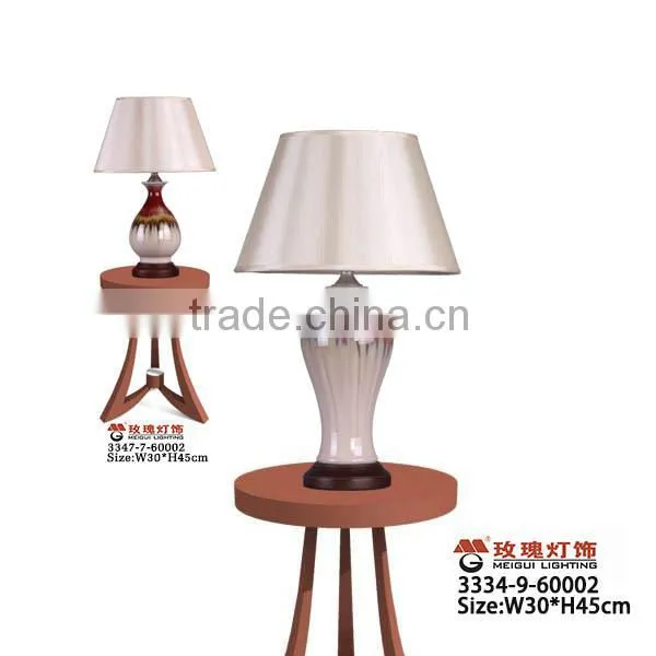 aqua decorative porcelain lamp for room